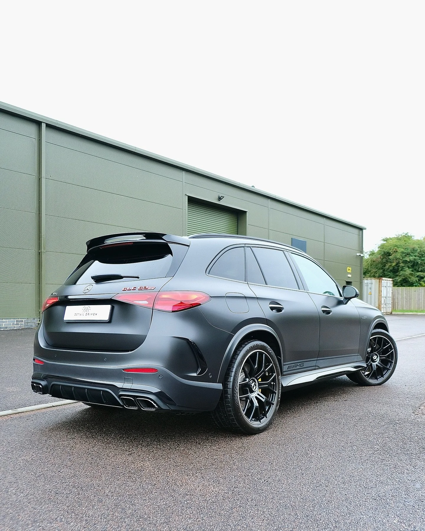 Mercedes GLC 63 AMG First edition after our install of Suntek Matte PPF to the front end and side skirts along with all the gloss black trims protected in Suntek Reaction Gloss PPF.  #ppf #mercedes #mercedesglc63amg #mercedesbenz #mercedesglc63amgedi