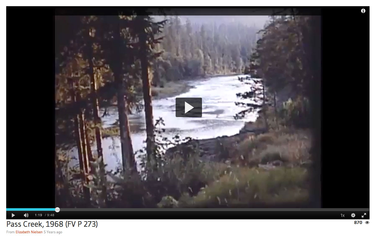  Click to play. "Provides a penetrating account of a once-rich steelhead trout stream threatened by careless logging practices. Focusing on Oregon's North Umpqua River Basin, the film portrays the impact of clearcut logging on the small tributary streams where most of the river's steelhead are spawned and reared. The subtle interdependence of land and water and the disruption of the aquatic environment caused by stream-clogging debris and warming water are dramatically presented. Hal Riney and Dick Snider, advertising executives and fishermen, produced the film and donated it to Oregon State University. It was widely distributed and viewed in Oregon and throughout the United States through the 1970s and was influential in changing logging practices in the Northwest.