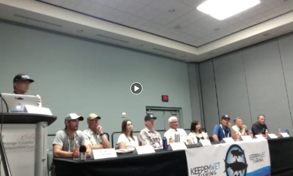 The Branding of Catch and Release discussion panel featured a mix of angling industry and science professionals. You can find the discussion recorded and linked in the paragraph below.
