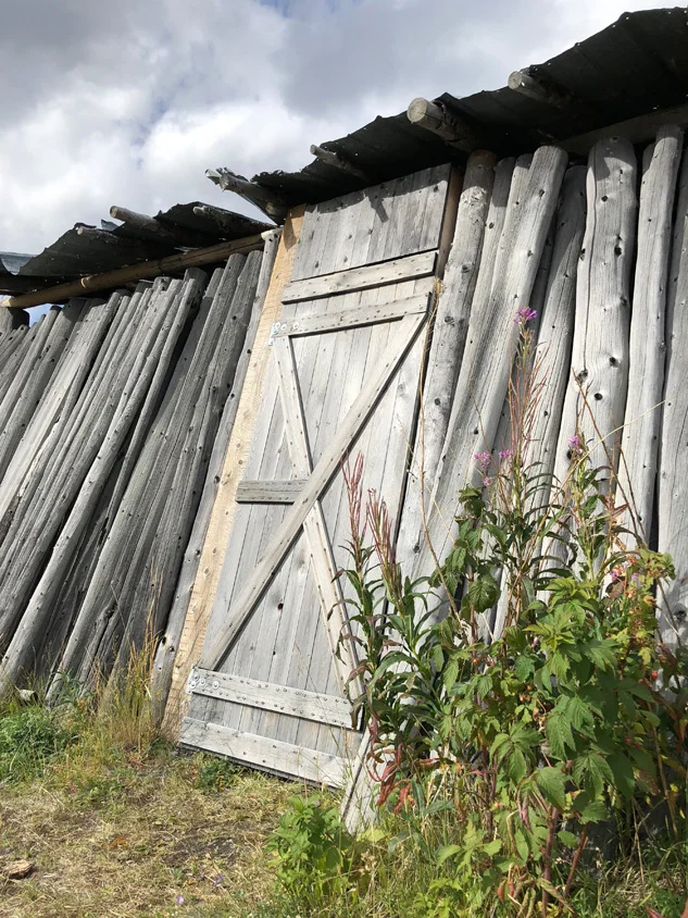 Traditional fish drying shed