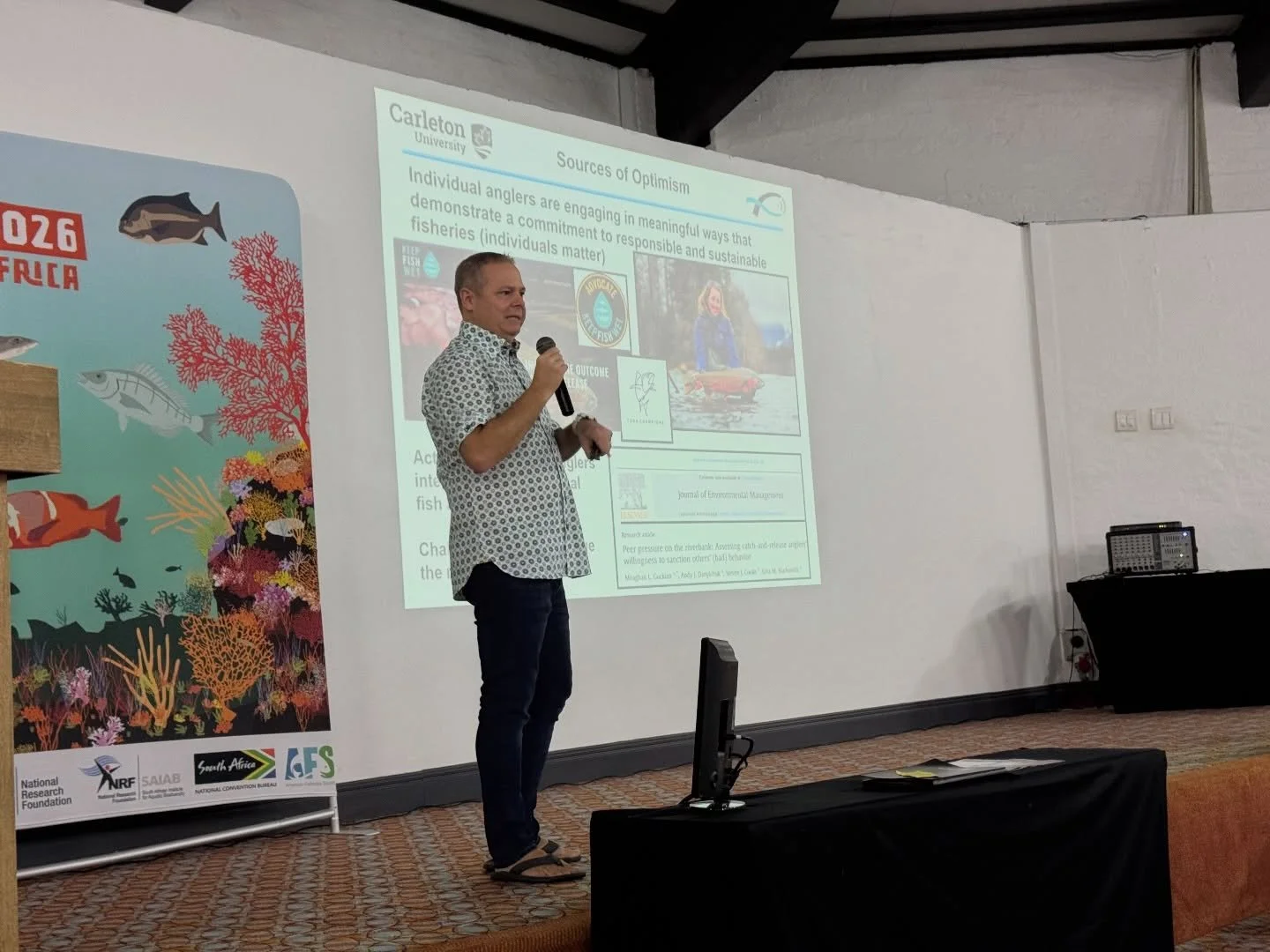 Keep Fish Wet just returned from the 11th World Recreational Fishing Conference in South Africa. Held every three years, this is the only conference that focuses specifically on recreational fisheries. Dr. Steven Cooke, Keep Fish Wet board chair, gav