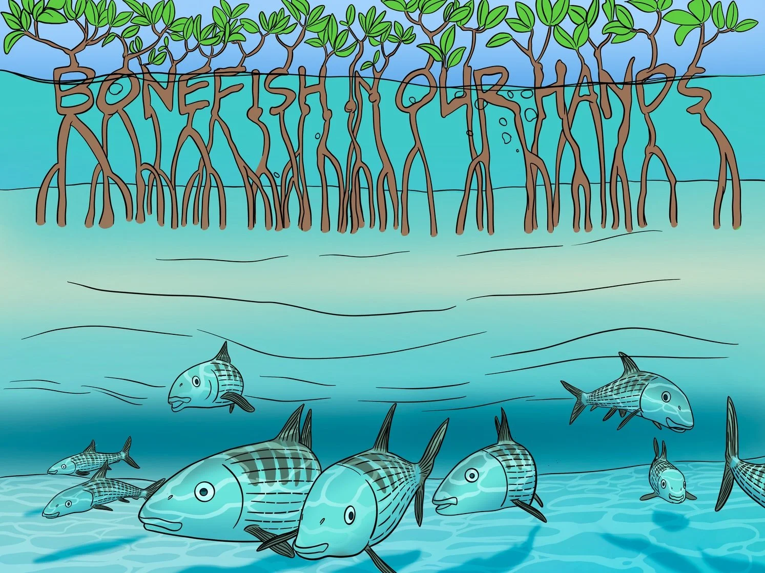 Bonefish In Our hands logo