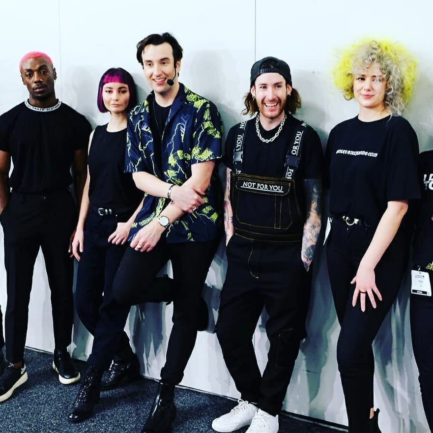 A huge and heartfelt thank you to the incredibly talented @andrew.cobeldick and @antsbayer for their awesome and informative live demonstration at the #nzhairandbeautyexpo2021 💥  As usual @stolengirlfriendsclub came through with the most amazing war