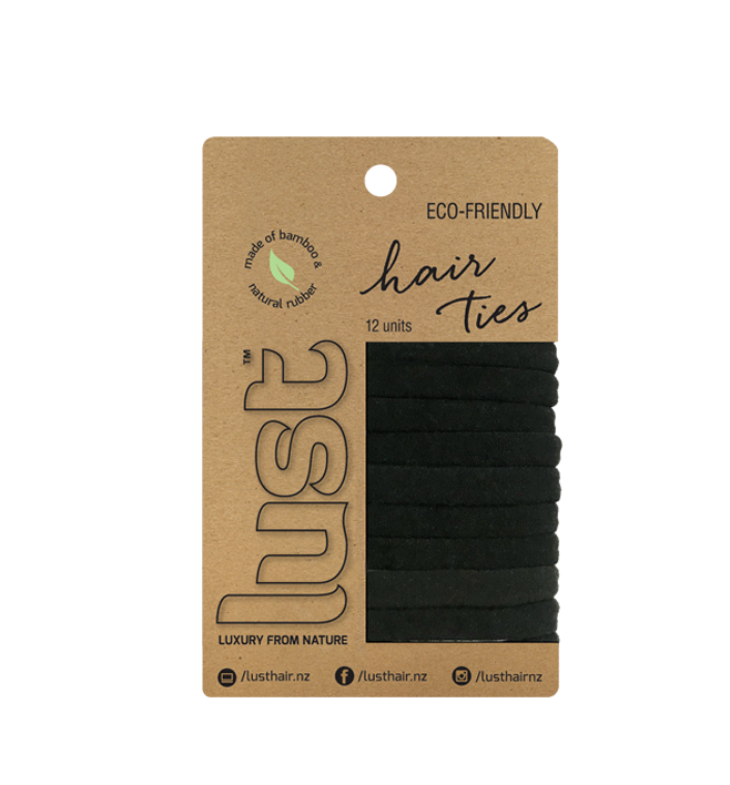 Hair Ties Bamboo and Natural Rubber — Lust Haircare