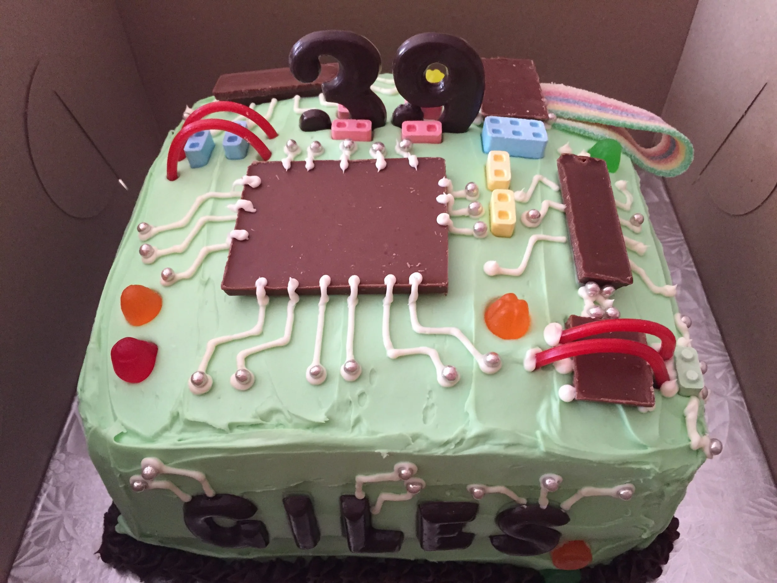 Custom birthday cake