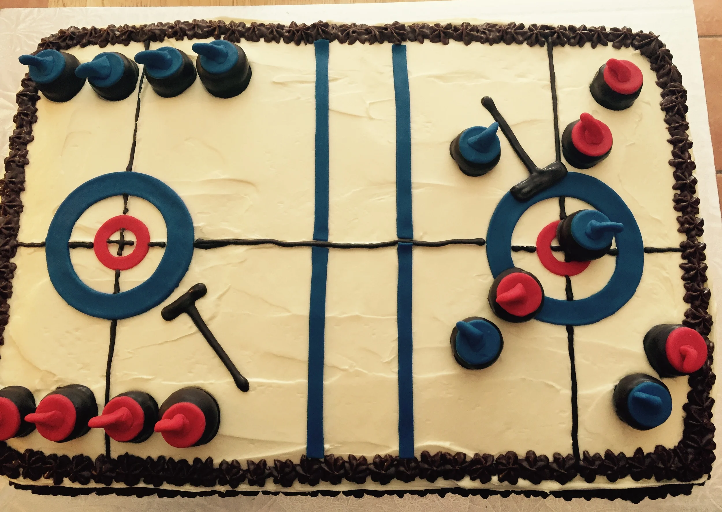 Curling cake