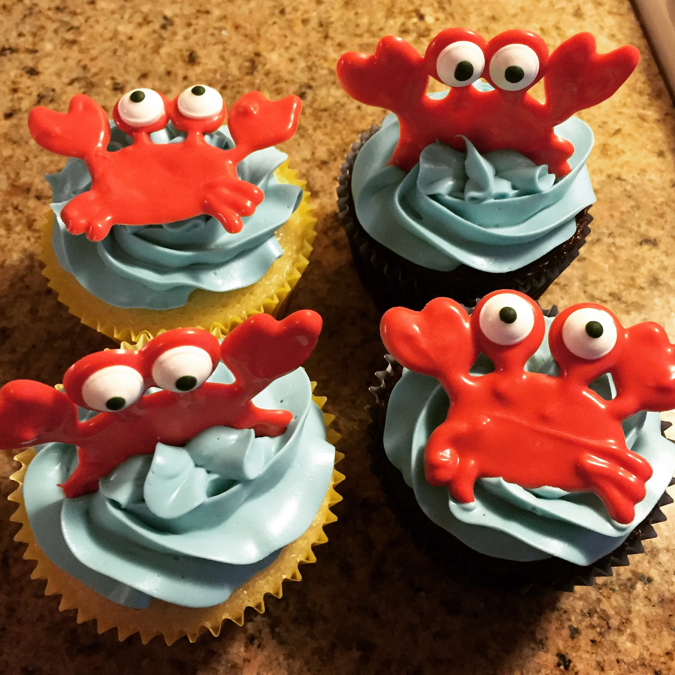 Crab cupcakes