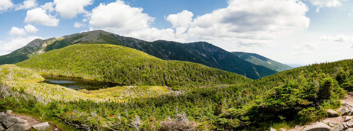 Vue à partir du Greenleaf shelter