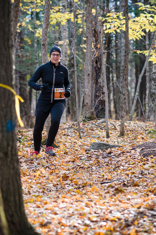 Edith au 10km du 5-Peaks Québec ce matin