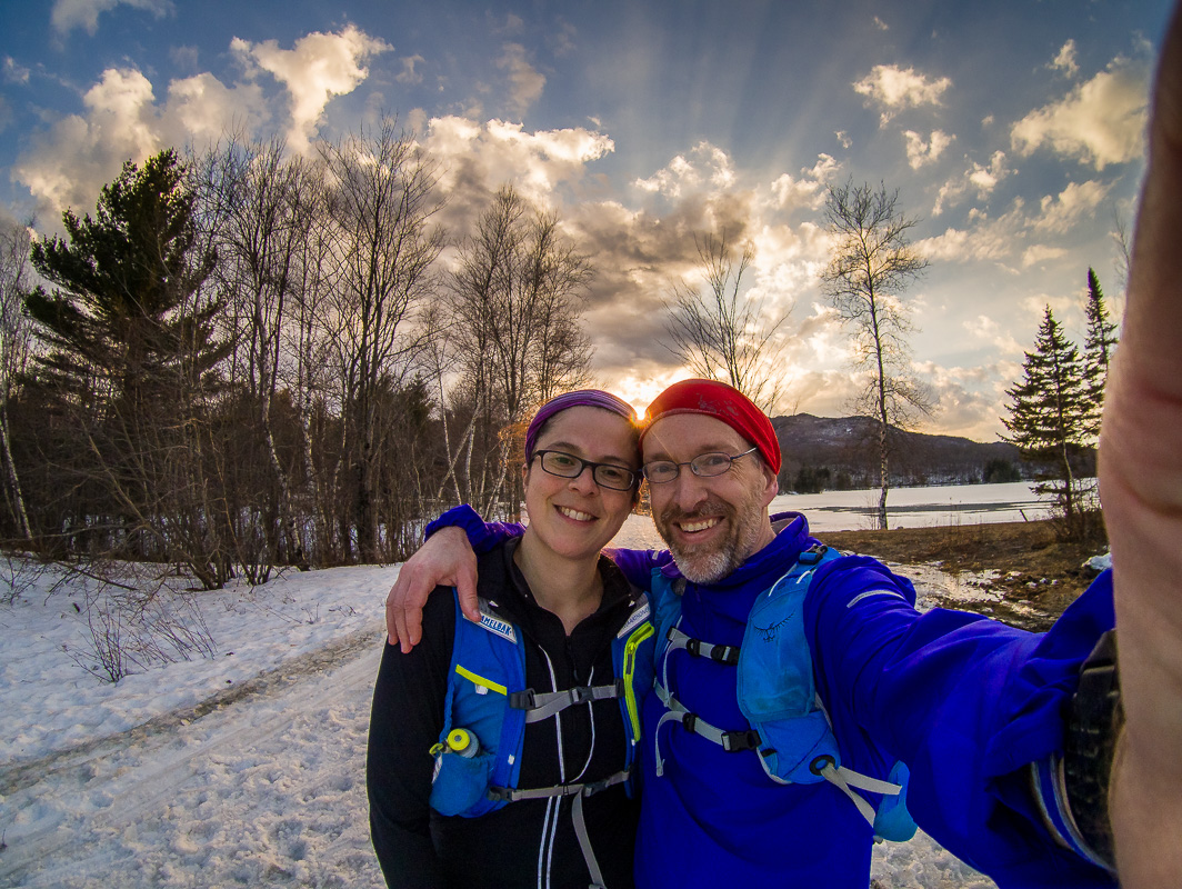 Une photo après notre course au Mont Chauve samedi dernier :)