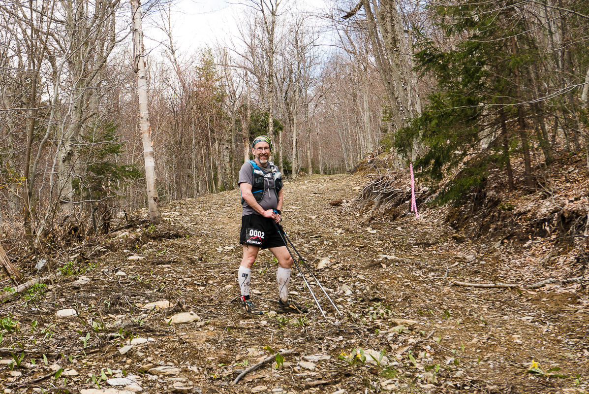 In the longest climb of the race