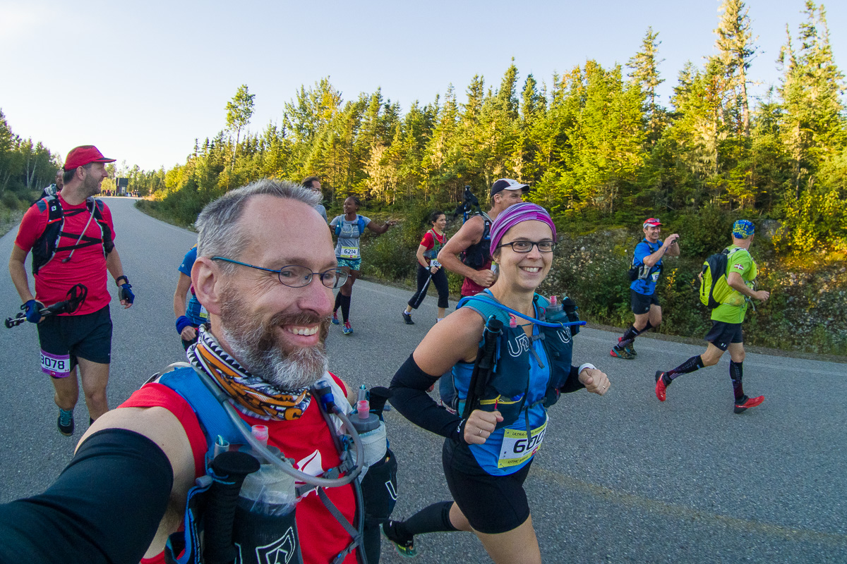 Ces sourires, c'est le souvenir que je veux garder de cette course.