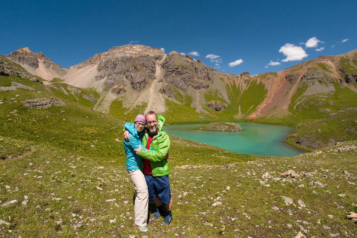 Edith et moi à Island Lake