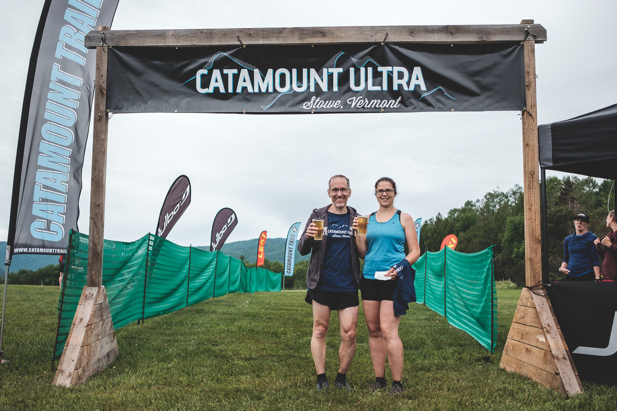 Une superbe fin de semaine au Catamount Ultra. Des PB pour Edith