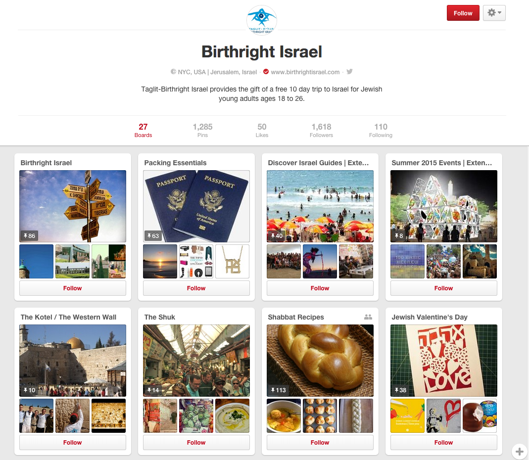 Birthright Israel Pinterest