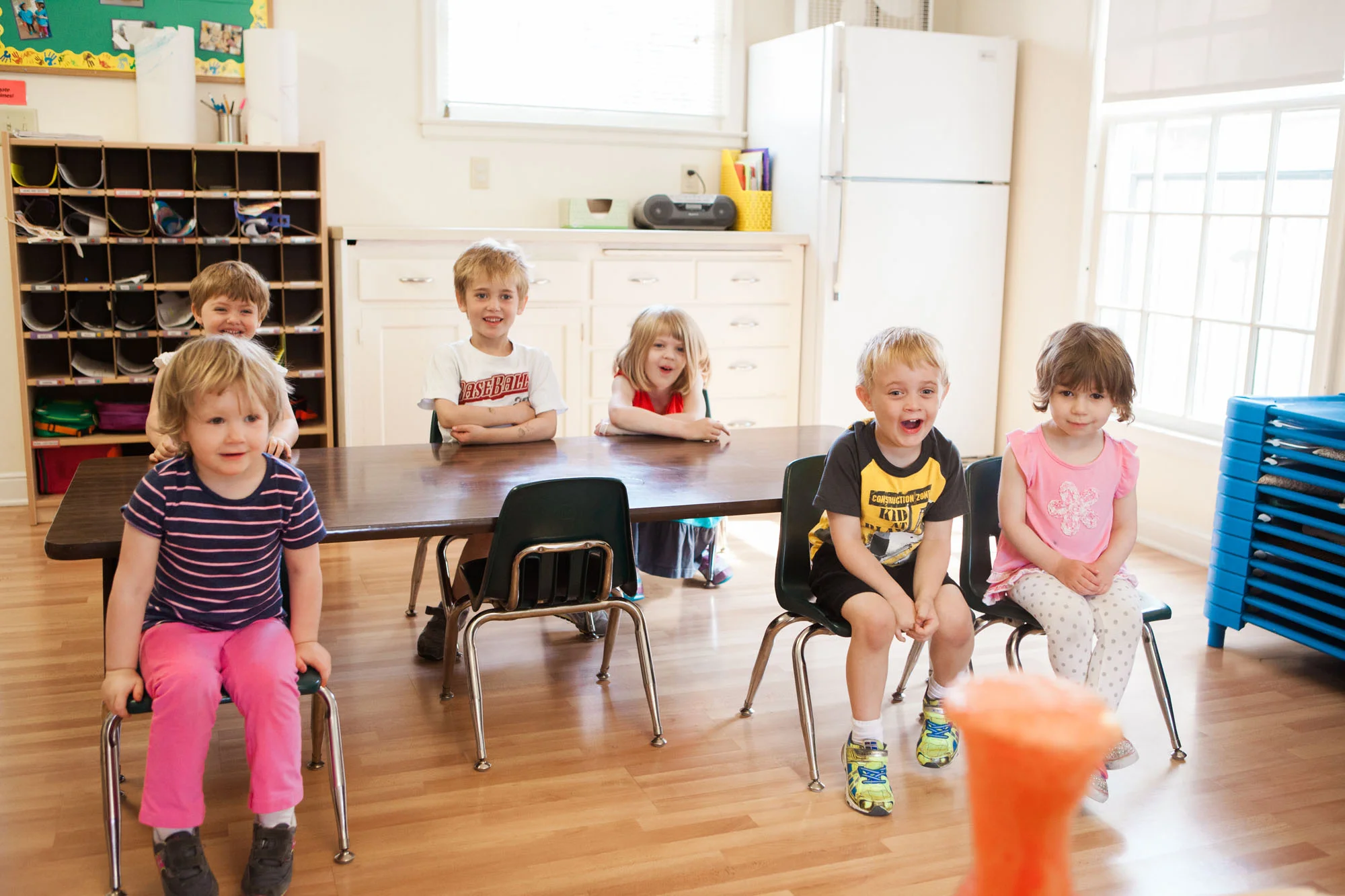 Preschool Robin Room - During Science Experiment