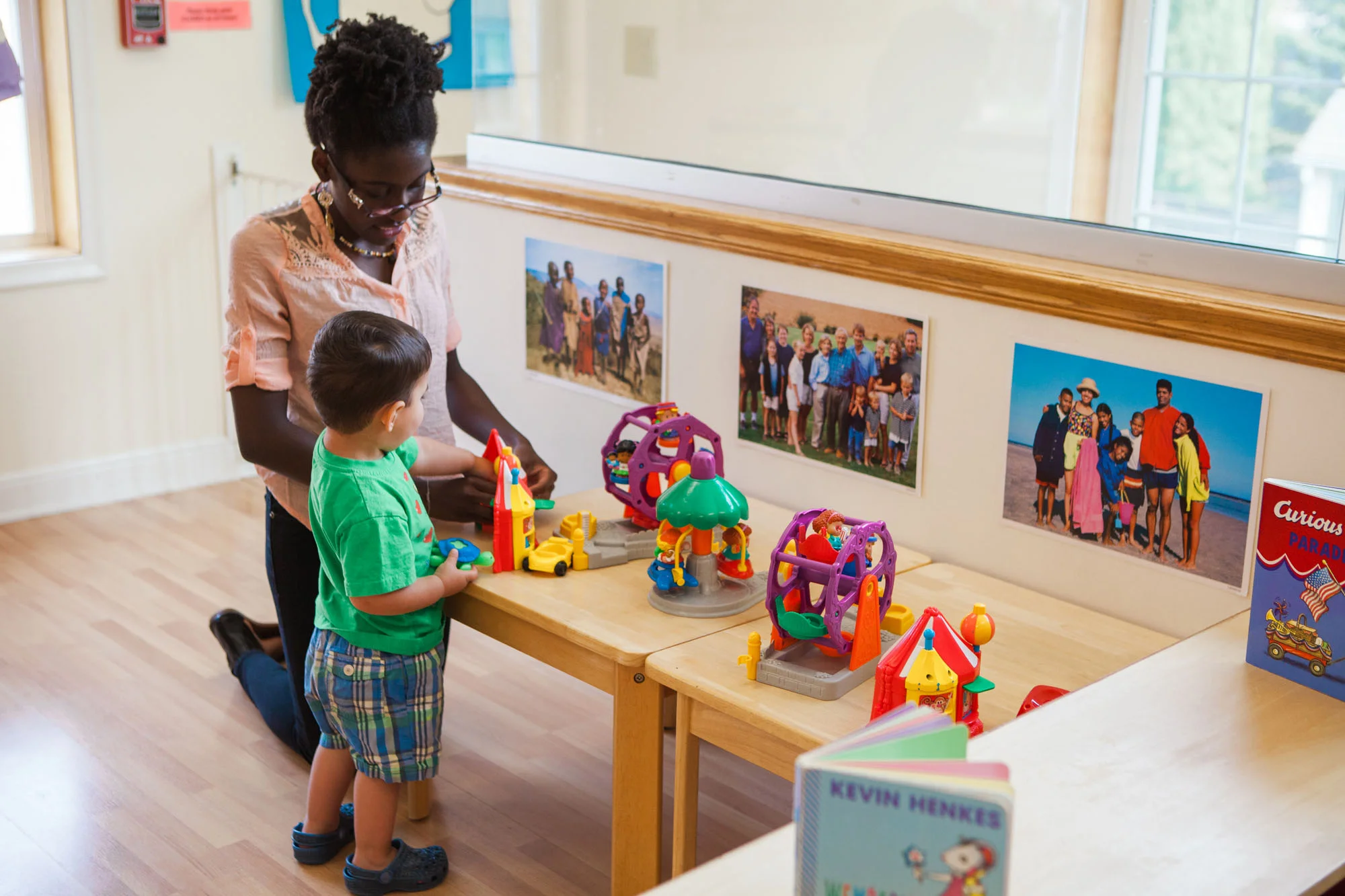 The toddler room