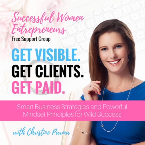 Get access to exclusive training, personal feedback and coaching... for FREE! This group was created just for YOU, the go-getting, making-my-dreams-happen woman entrepreneur. You want to make an impact… and a mountain of money, too... but without sacrificing what matters most to you along the way. Join the Successful Women Entrepreneurs community to get access to exclusive training, coaching and support to help you build a wildly successful business you love and a life you love even more! Join the community now!