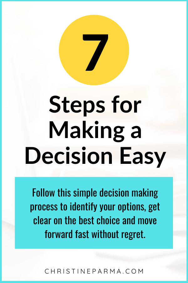 Ma Khing Simple Decision Making Tools | The Steps – LWDDFP