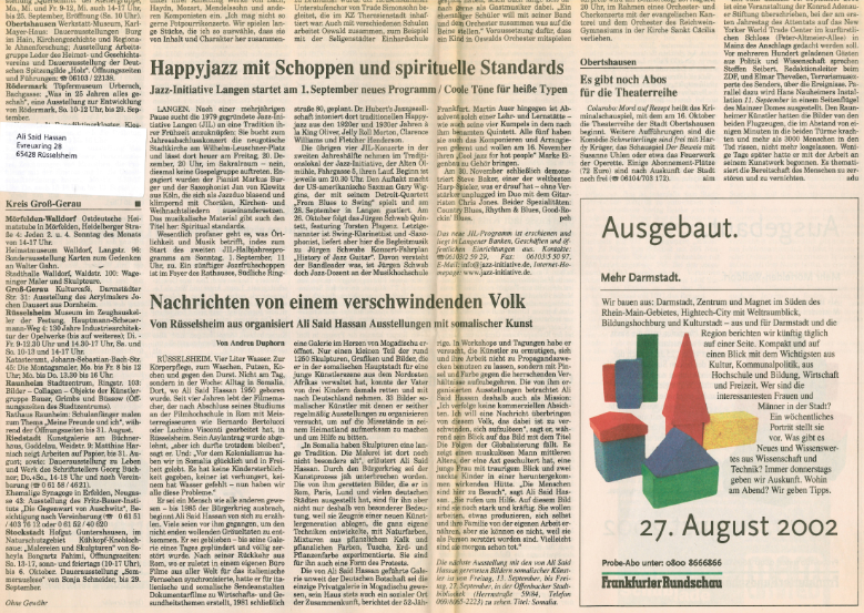 Russelsheim 2002 (Germany) Ali Said Hassan Aqri waxa ay Jormaalada Jarmalku Bandhigaas ka qoreen Part 2