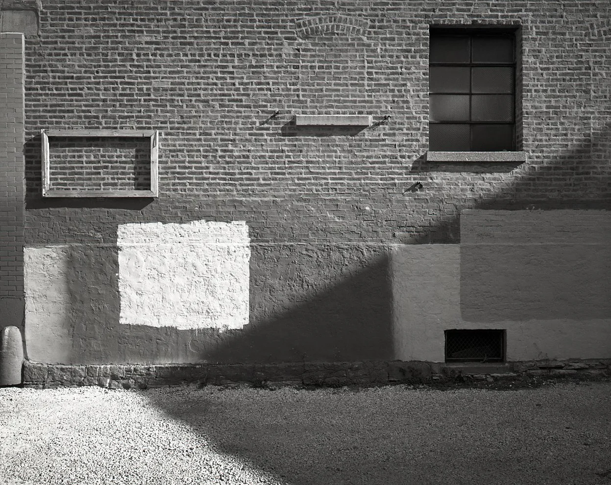 Graffiti Cover Up, Frame and Shadow > Chicago, IL 2015