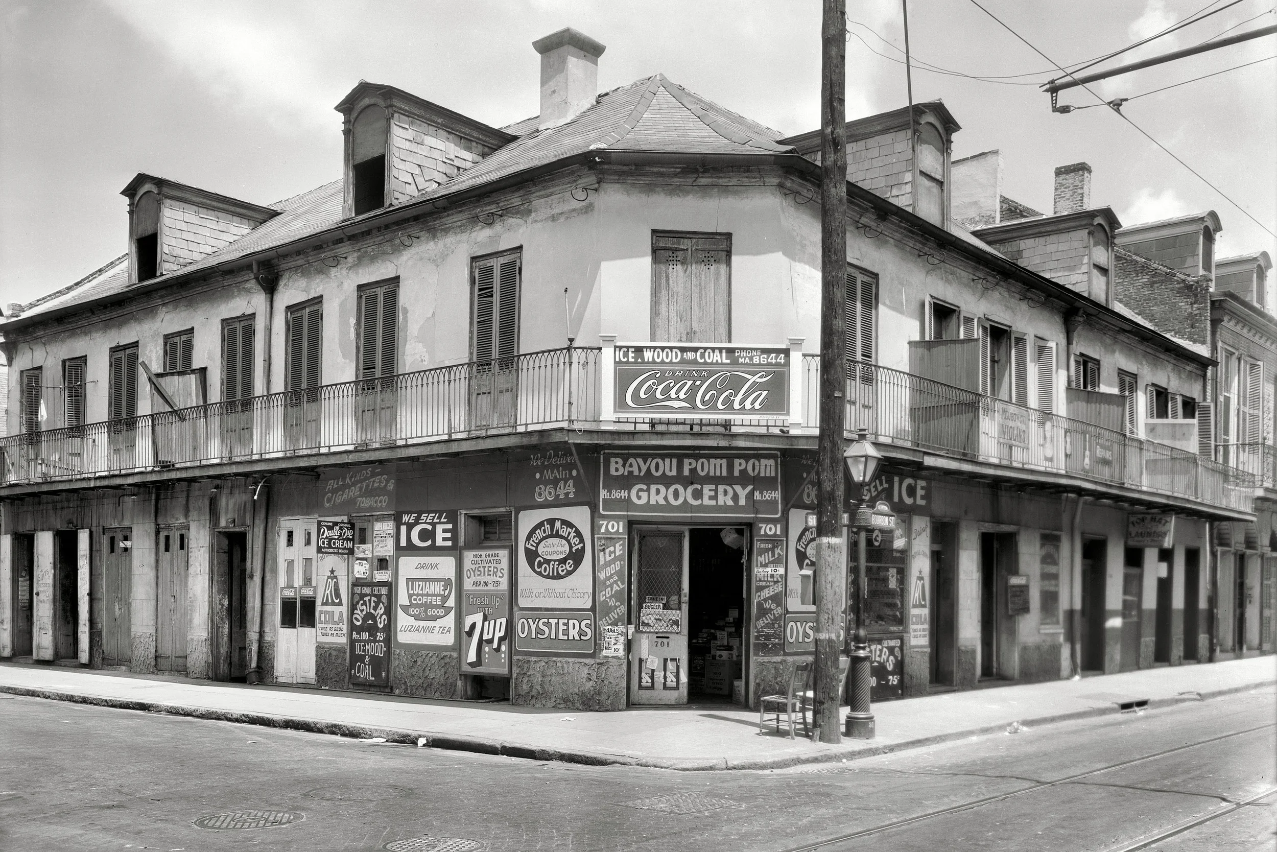 Bourbon and St. Peter (1937) - source Shorpy.com