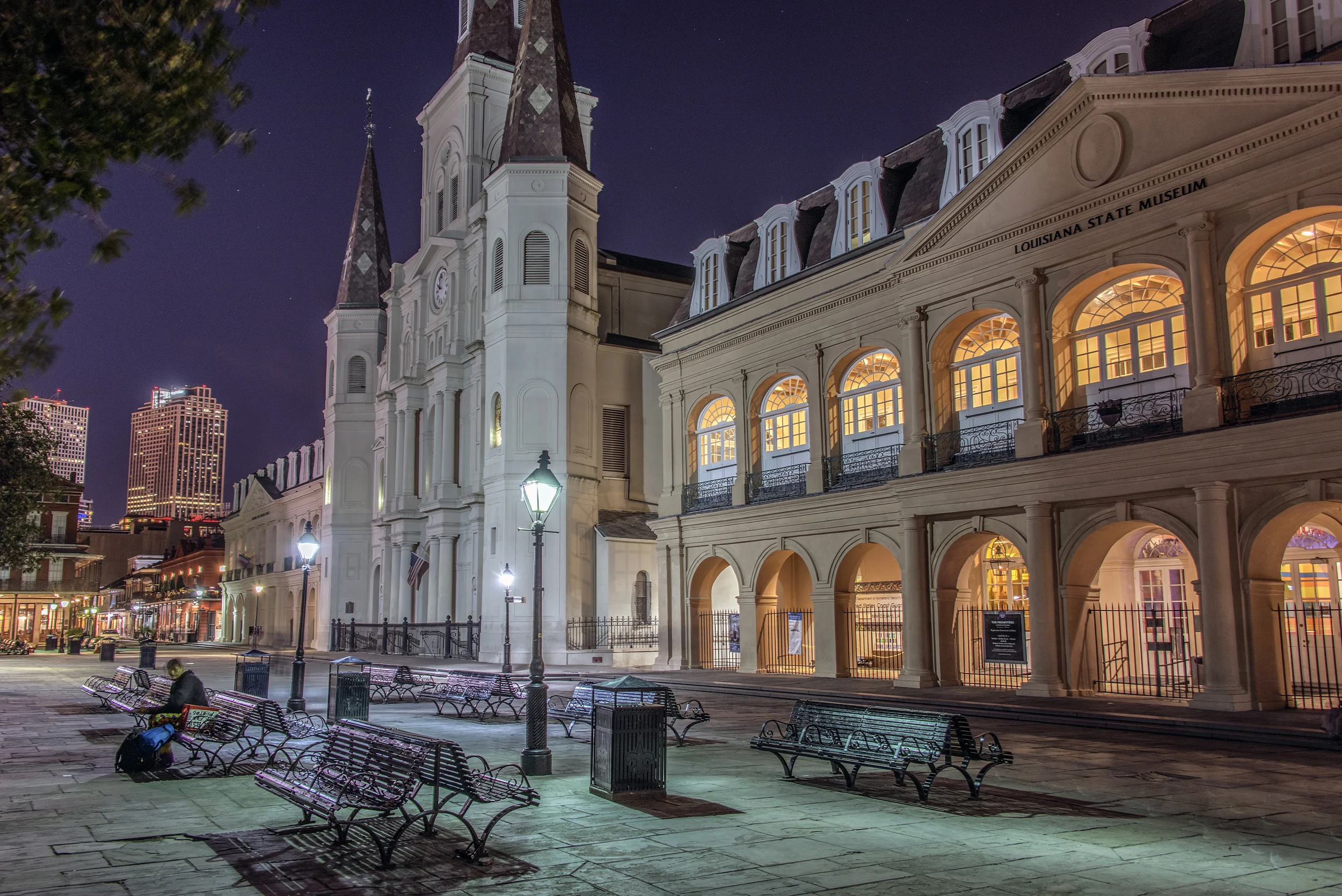 Jackson Square, Chartres Street Side (2017)