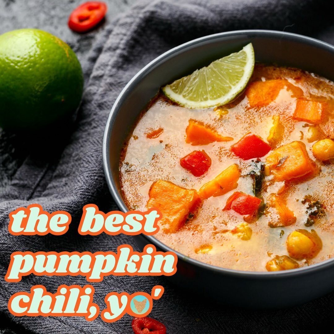 I AM LIT&mdash; ⚡️ as usual. BUT&mdash; it&rsquo;s about finding my favorite chili recipe deep in the dregs of my laptop. YASSSSS!!!!

Don&rsquo;t be freaked out by the #pumpkin. I promise this combo is savory, warm, and just want you need to feel co