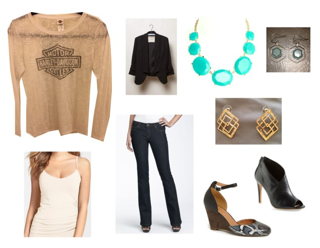 Look 124: Harley Branded- Good for Interview