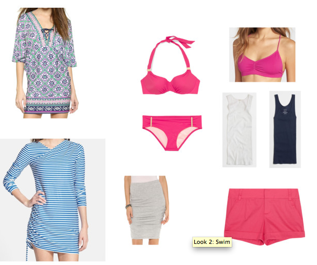 Look 2: Swim