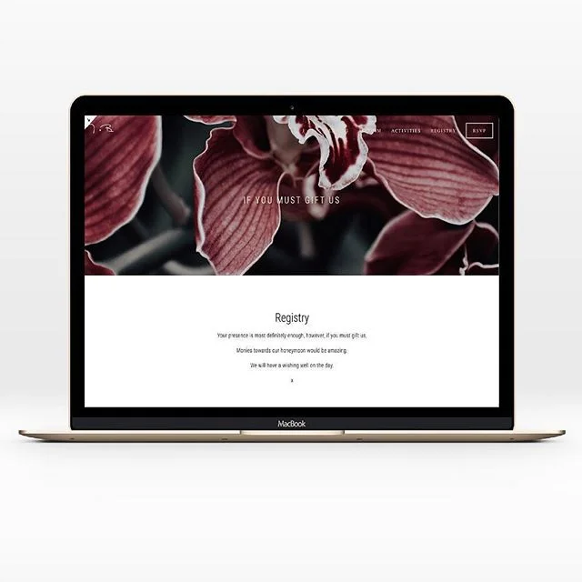 A modern invitation that makes an impact. #weddingwebsite #weddinginvitations #weddingideas