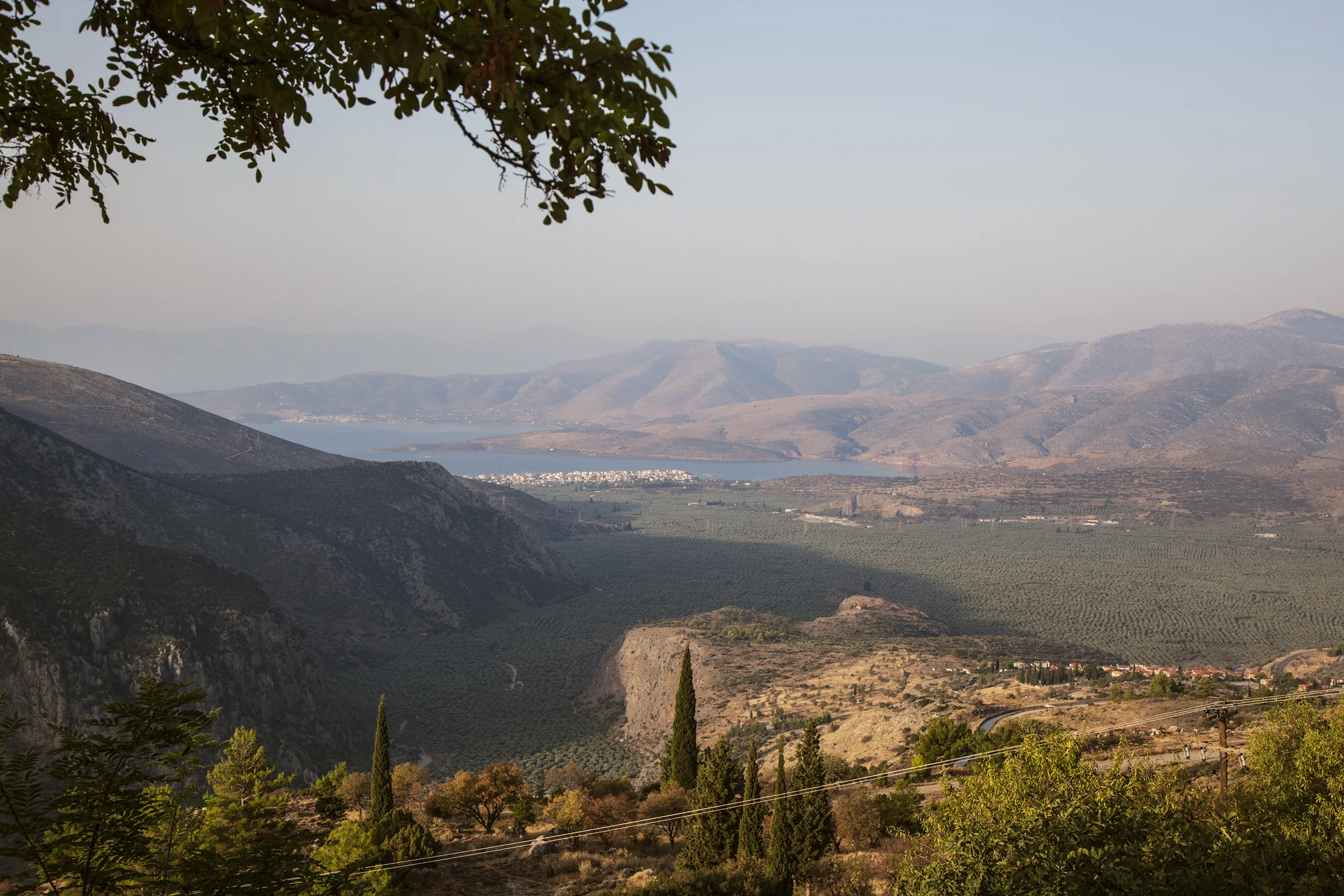 Delphi view from hotel