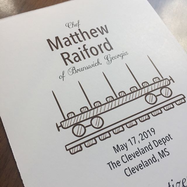 Sneak Peek at the menu for Friday's Dinner with Matthew Raiford! 
Get your bellies ready - you won't want to miss a single bite!