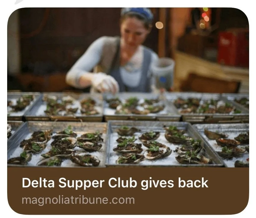 A successful launch of the ⚡️NEW⚡️ Delta Supper Club Foundation!! 🚀 Read all about it in this great piece by @magnoliatribune! <LINK IN BIO> 🗞️ 

The #DSC Crew is THRILLED to give back to the community and to share more on Project M25:35!! Ex