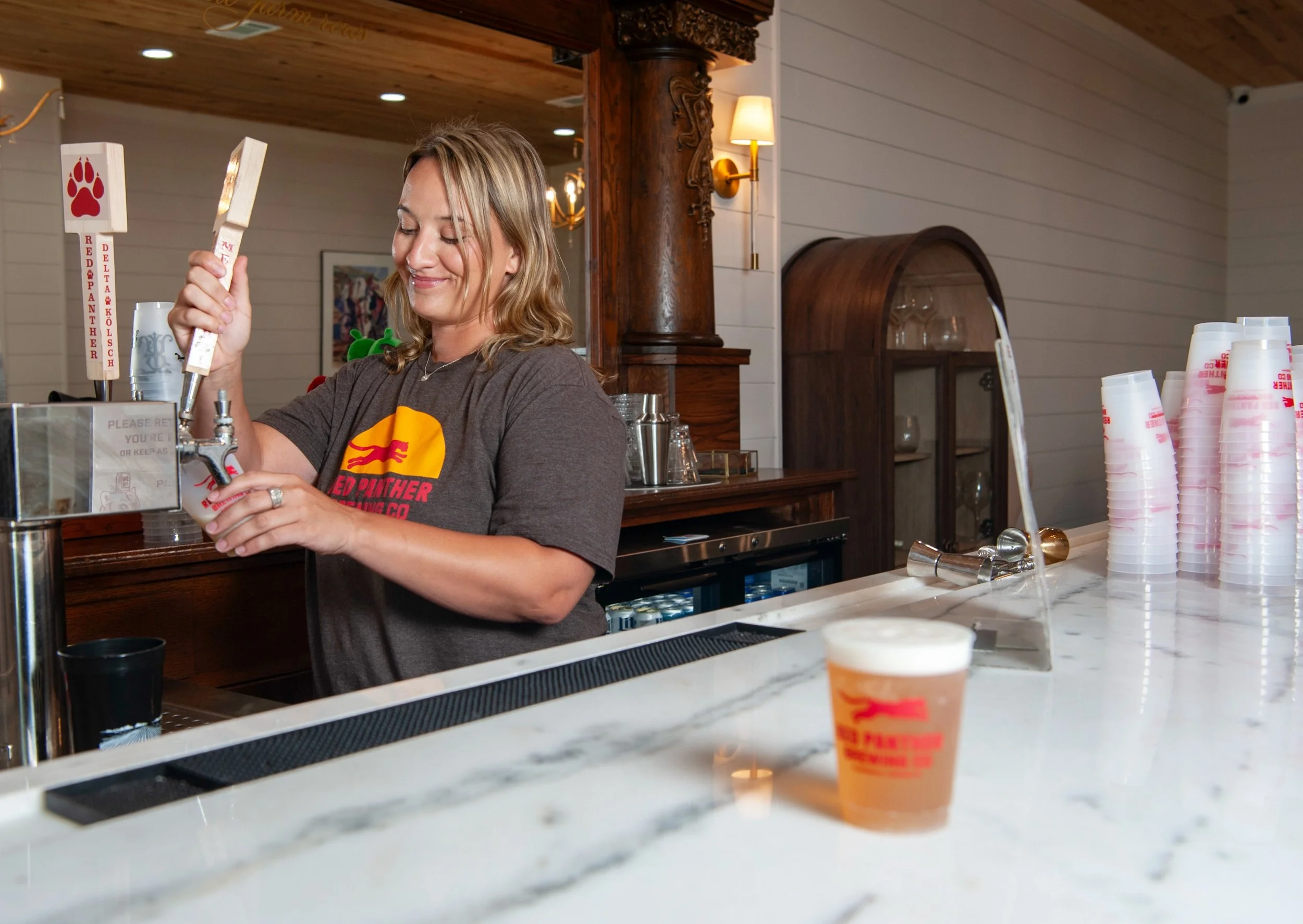 It&rsquo;s partners like @redpanther.beer that help make the Delta known! Did you know Red Panther Brewing Co. is located in Downtown Clarksdale, right in the ❤️ of the Mississippi Delta?! 🍻

Guests enjoyed &ldquo;free sample flights&rdquo; at our l