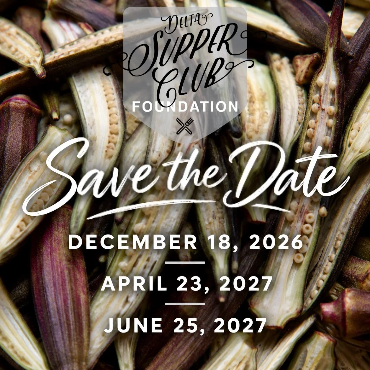 ⭐️⭐️ SAVE THE DATES ⭐️⭐️ 
We&rsquo;ve got some killer lineups for you ~ so MARK YOUR CALENDARS ~ and get those Memberships secured! 🎟️🎟️ We cannot WAIT to share details about our next Delta Supper Club Foundation Dinner! 🫠 Y&rsquo;all are going to