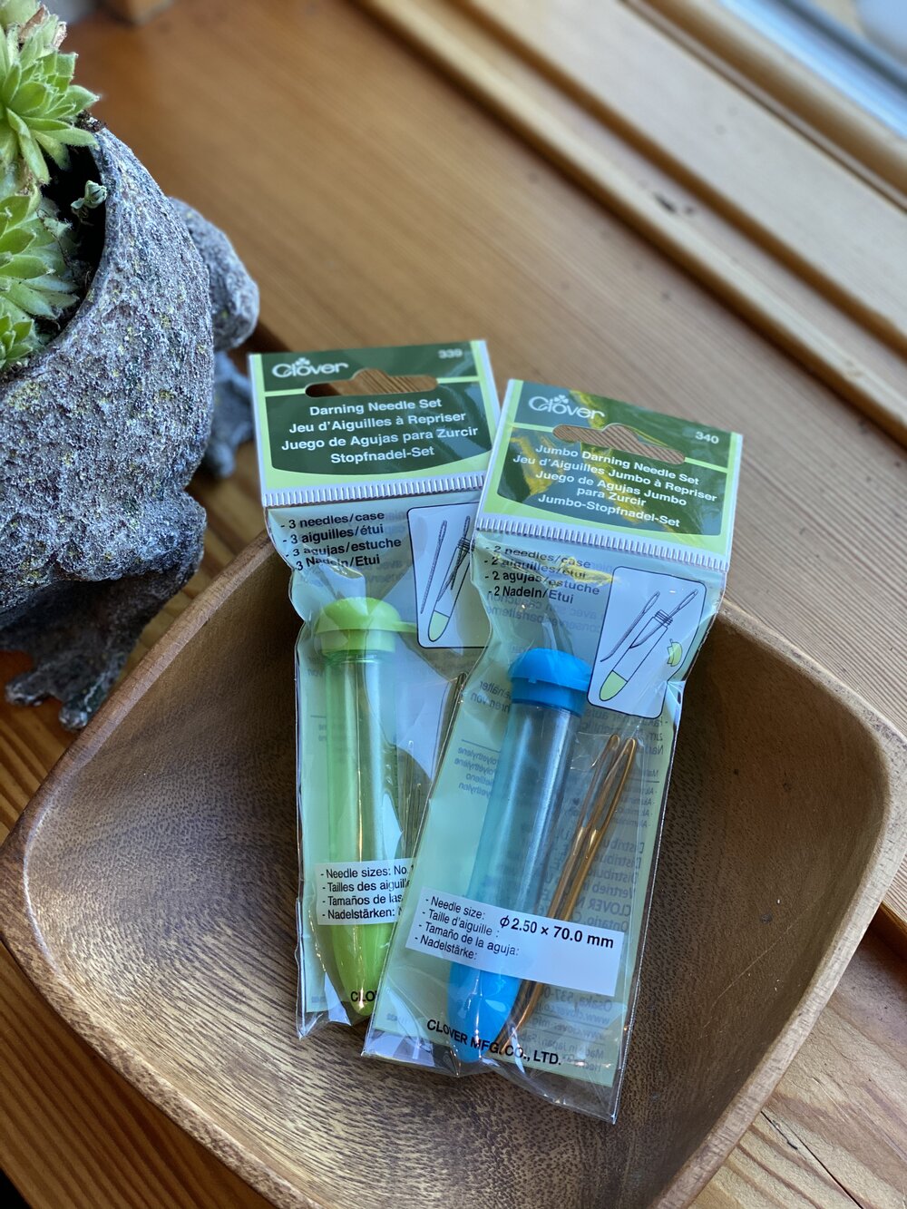 Plastic Darning Needles, 3 pack