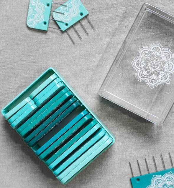 Knit Pro Mindful Collection Knit Blockers Knitpro Blocking Pins Turquoise