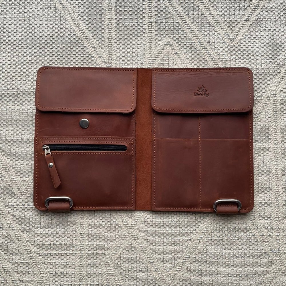 Knitting Project Bags - Handmade Leather Project Bags – Thread and Maple
