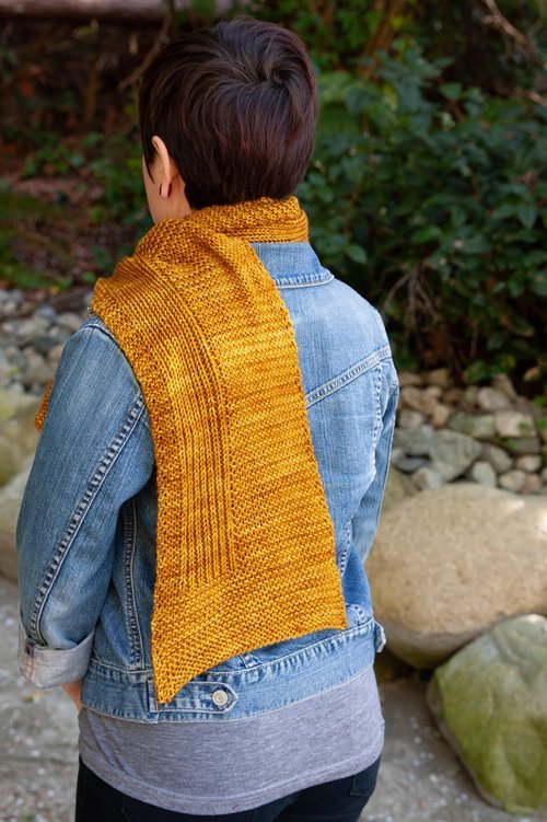 wheat scarf pattern