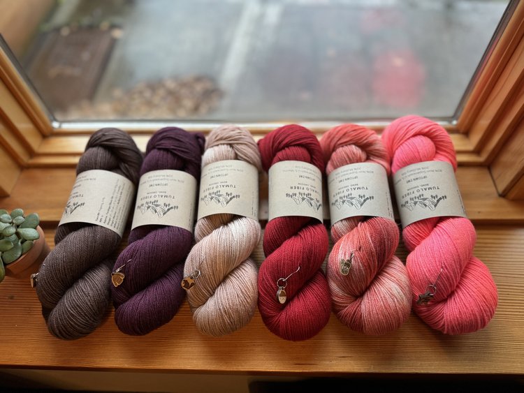 Ball Winder - Red Lacis — Starlight Knitting Society