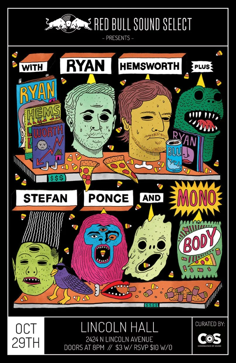 Looking Ahead • Stefan Ponce & Ryan Hemsworth @ Lincoln Hall 10/29