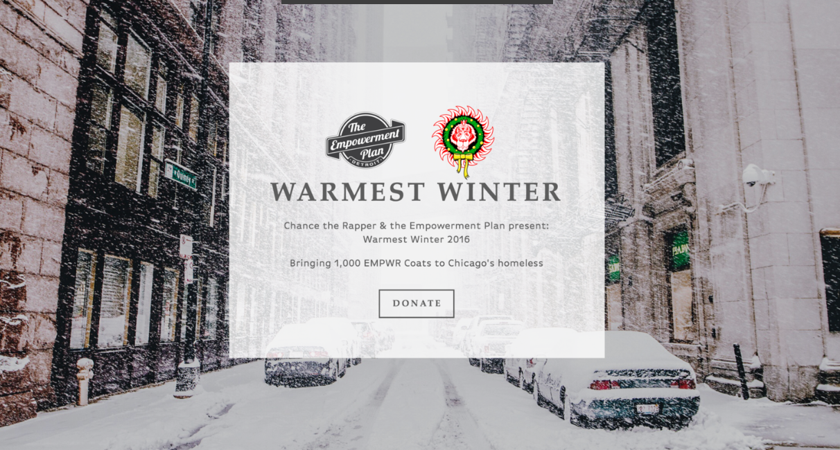 Chance The Rapper Stops by Windy City Live and WGCI, Announces 'Warmest Winter' 2016 Coat Drive