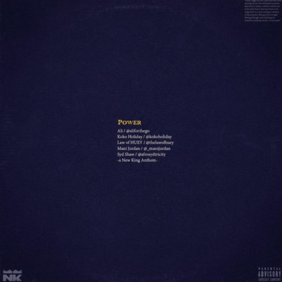 Ali of New Kingz • "Power"