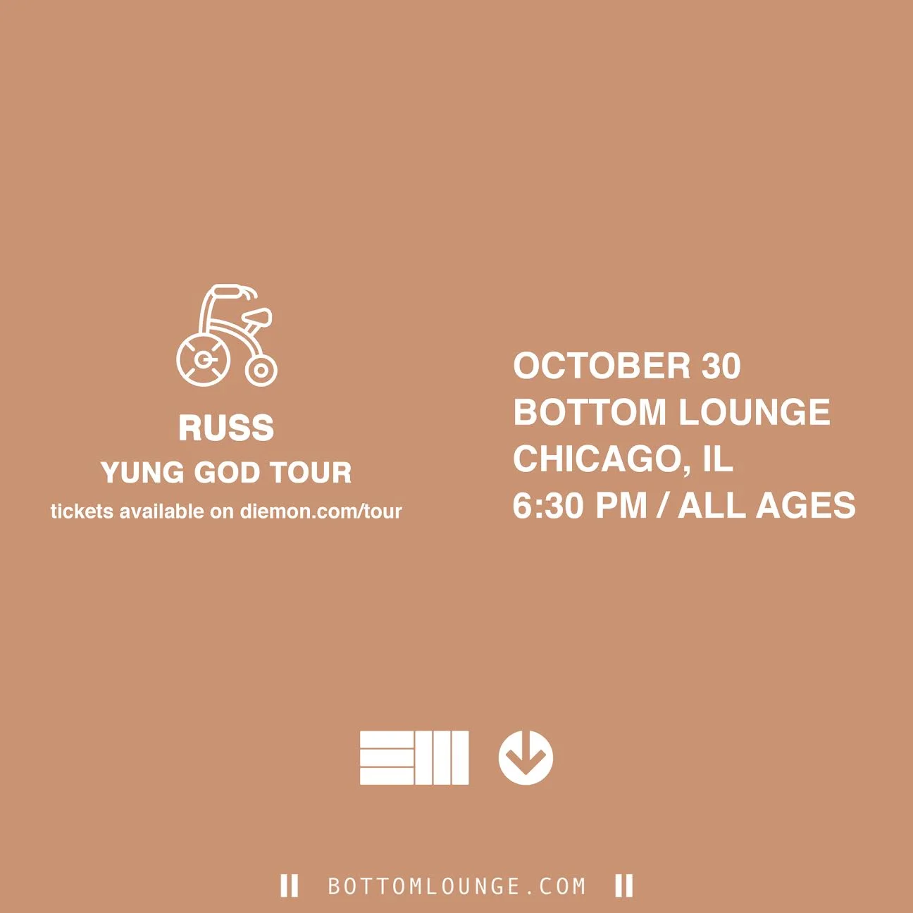Looking Ahead • Russ @ Bottom Lounge 10/30