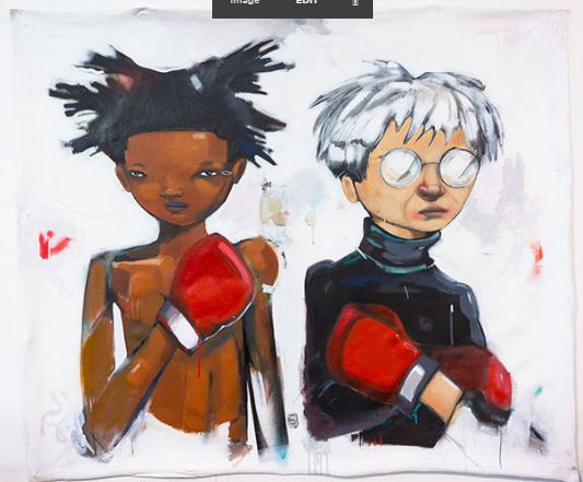 Hebru Brantley's 'Eat Crap King' at Vertical Gallery