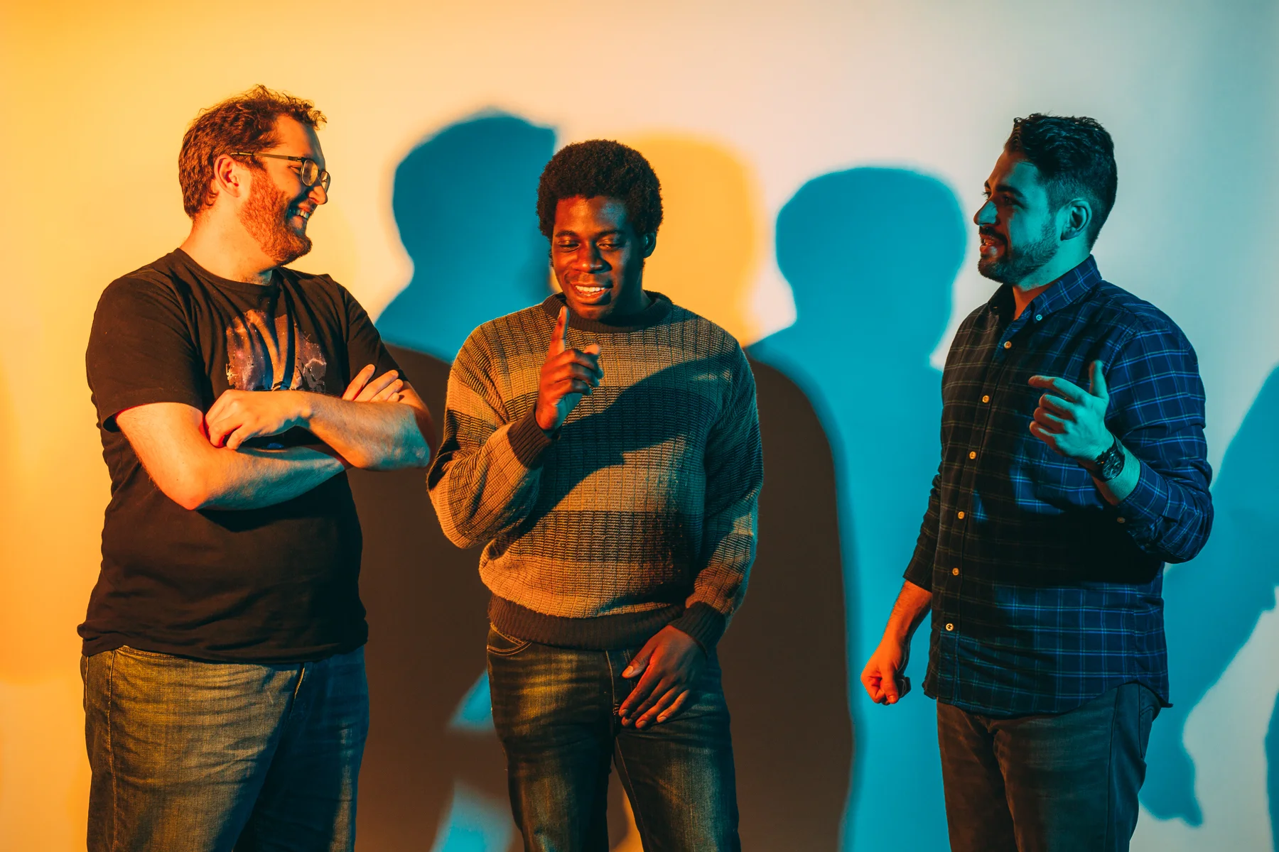 Photos by Michael Salisbury • Glenn Curran, Nnamdi Ogbonnaya and Steve Daoud