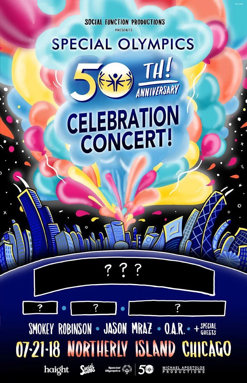 Chance's Social Function Productions To Produce Special Olympics 50th Anniversary Celebration Concert