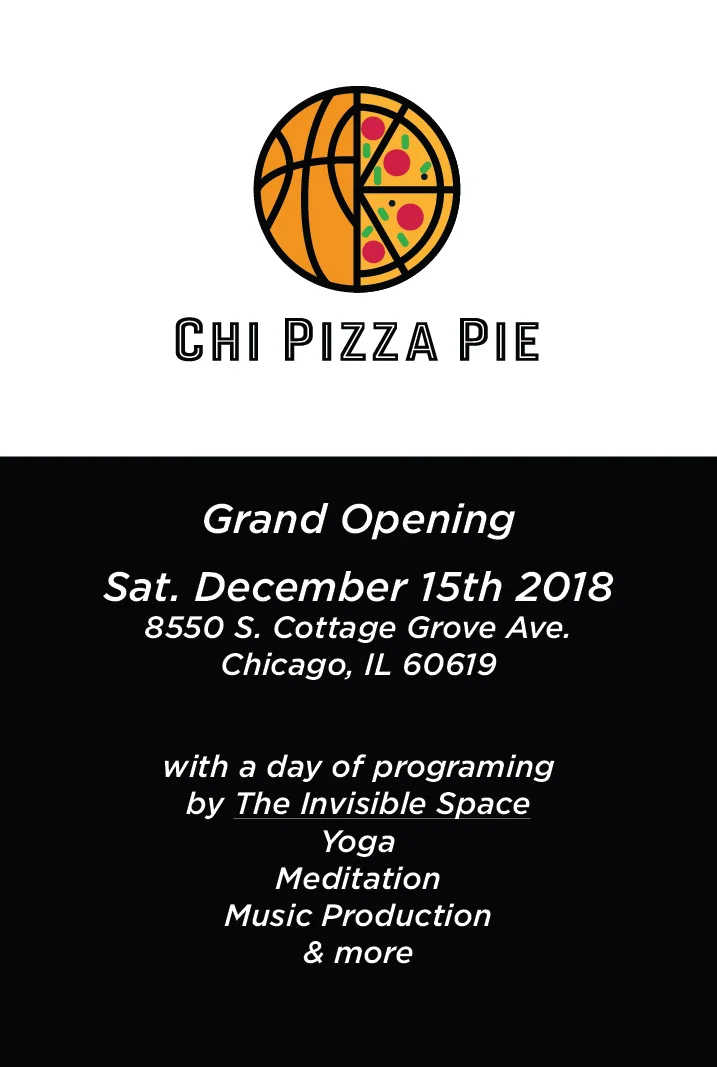 Alex Tardos and Brandon Breaux Announce Grand Opening of Chi Pizza Pie &amp; The Invisible Space