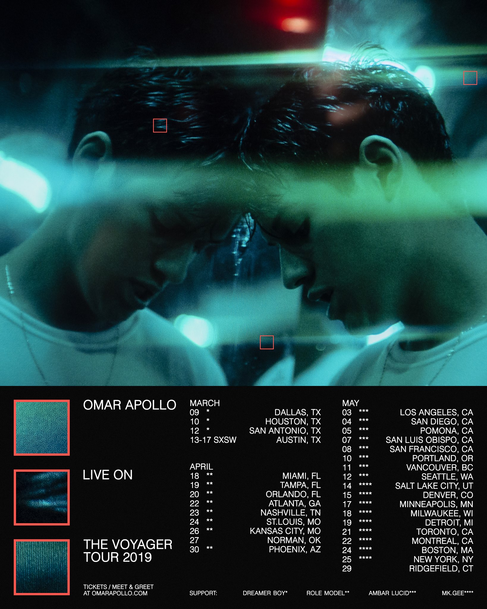 Omar Apollo Announces 'The Voyager Tour' 2019